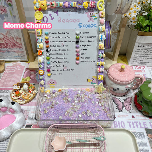 Momo DIY Beaded Scoops (DIY Materials, Not Finished Products)