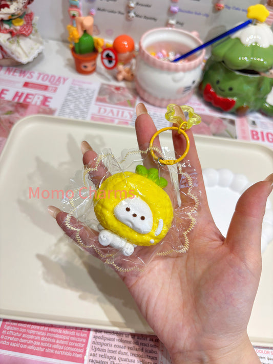 Pineapple Bear Silicone Taba Squishy Toy