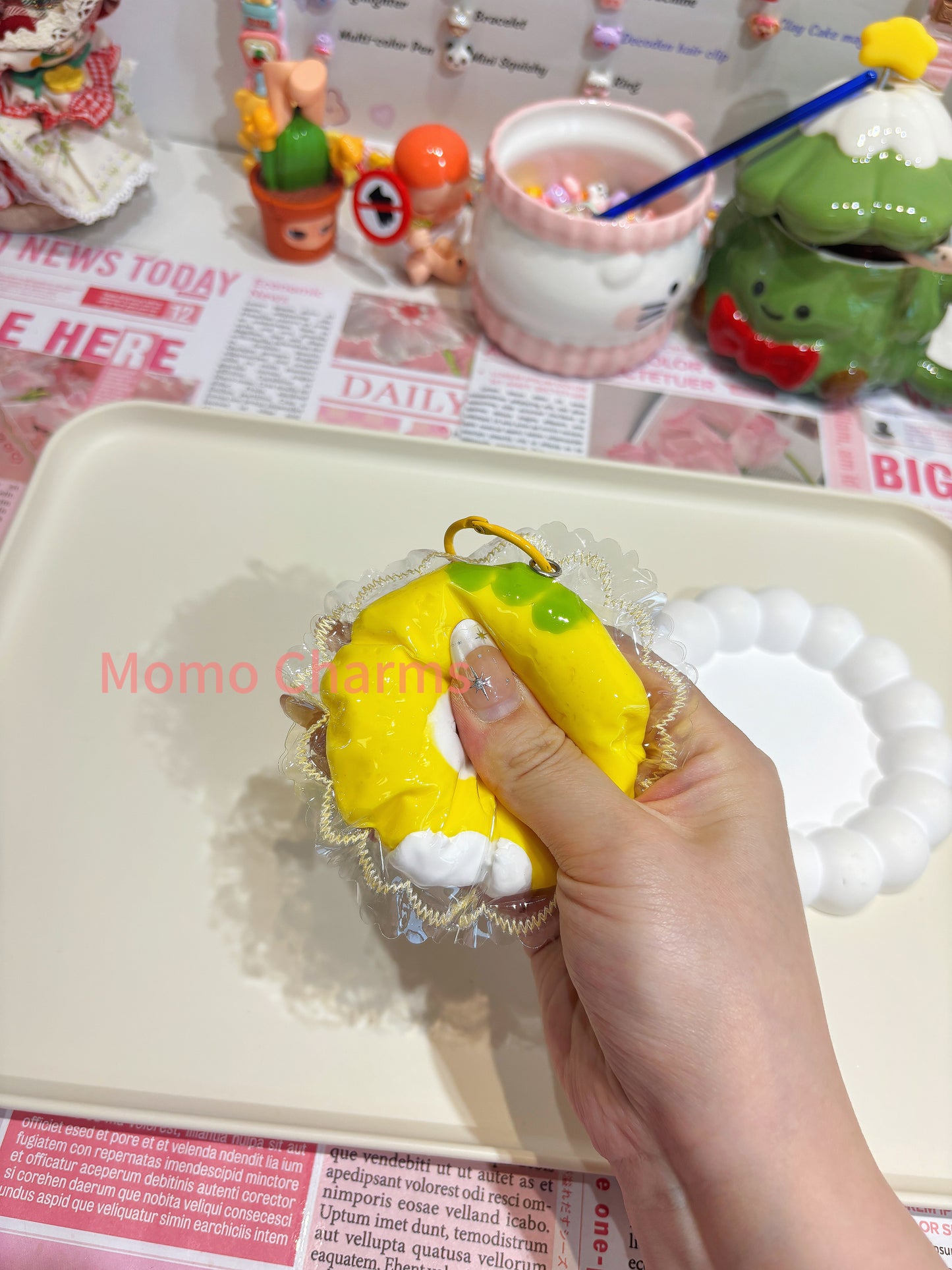 Pineapple Bear Silicone Taba Squishy Toy