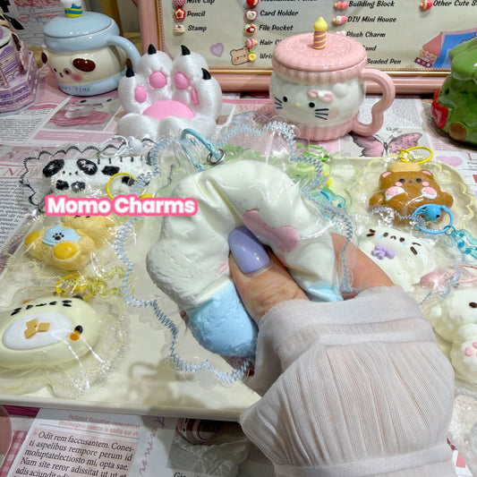 Kawaii Glove Cat Silicone Taba Squishy Toy