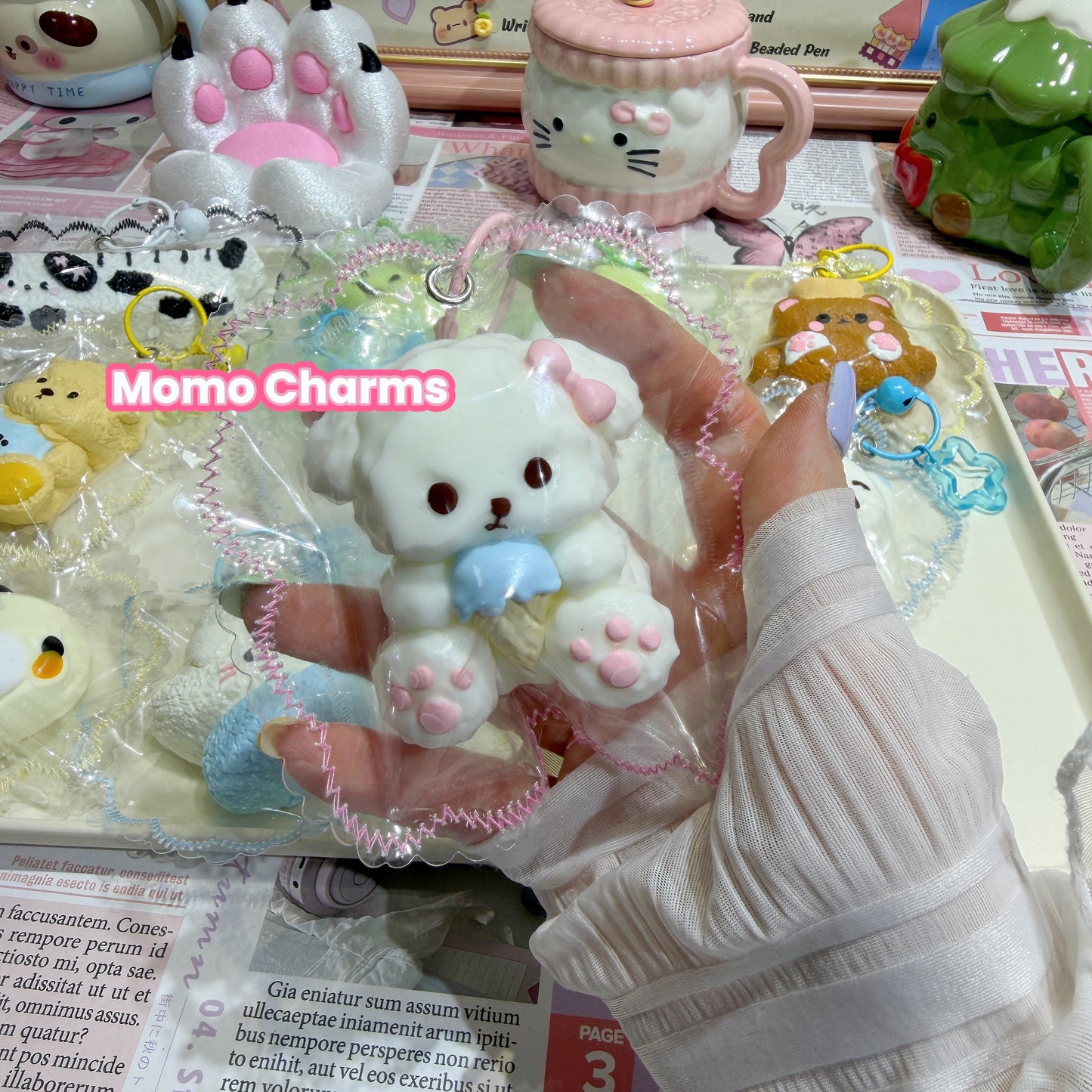 Ice Cream Dog Silicone Taba Squishy Toy