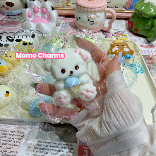 Ice Cream Dog Silicone Taba Squishy Toy