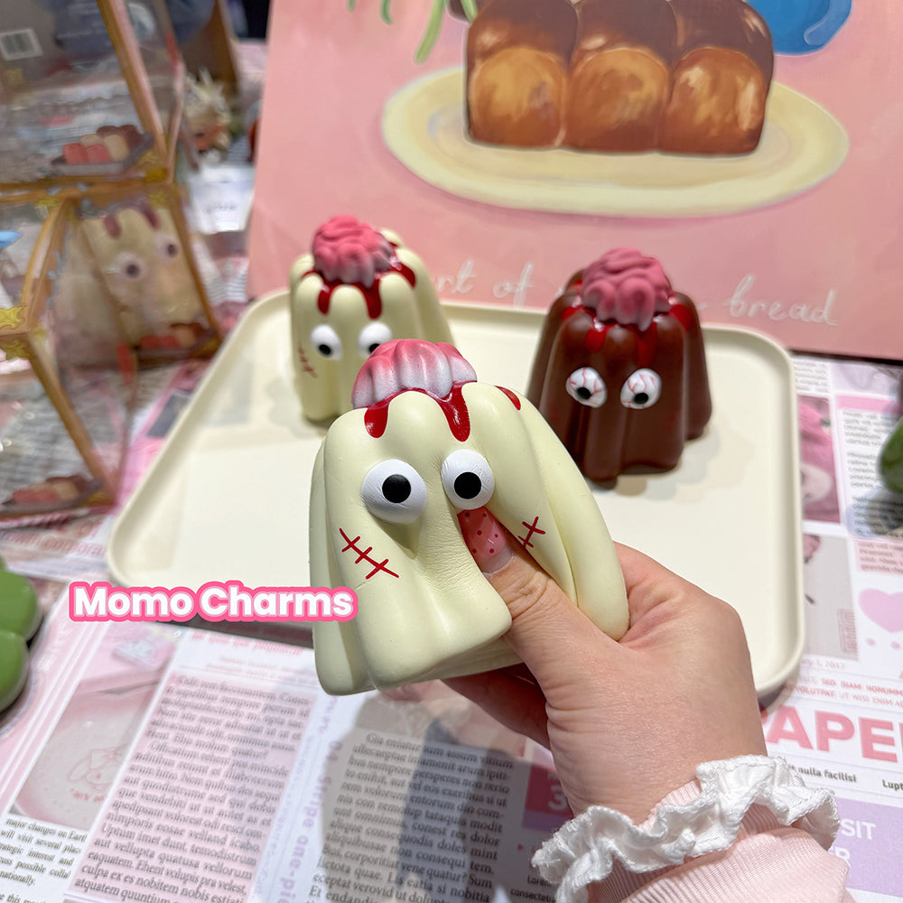 Ghost Pudding Slow-rise Squishy | 3AN Original Design