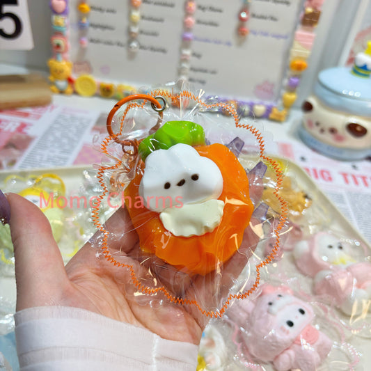 Carrot Bunny Taba Squishy Toy