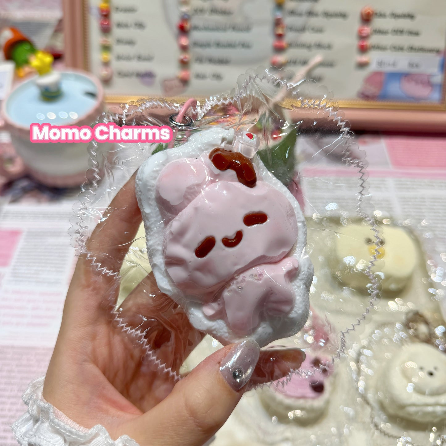 Pink Bunny Silicone Squishy Toy