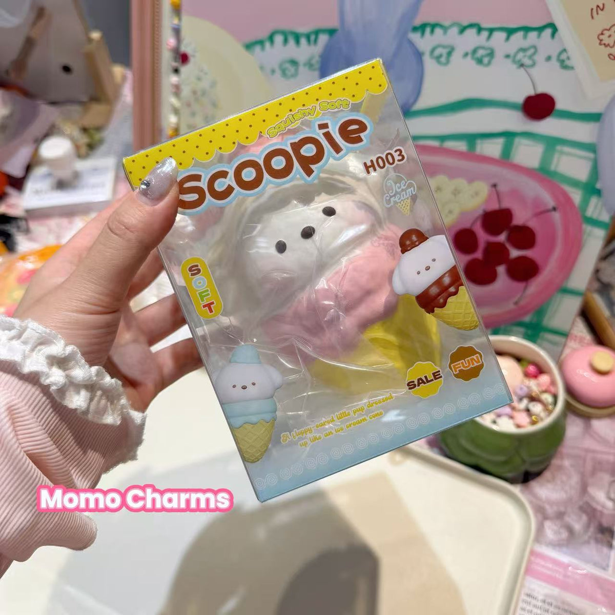 Ice Cream Puppy Slow-rise Squishy