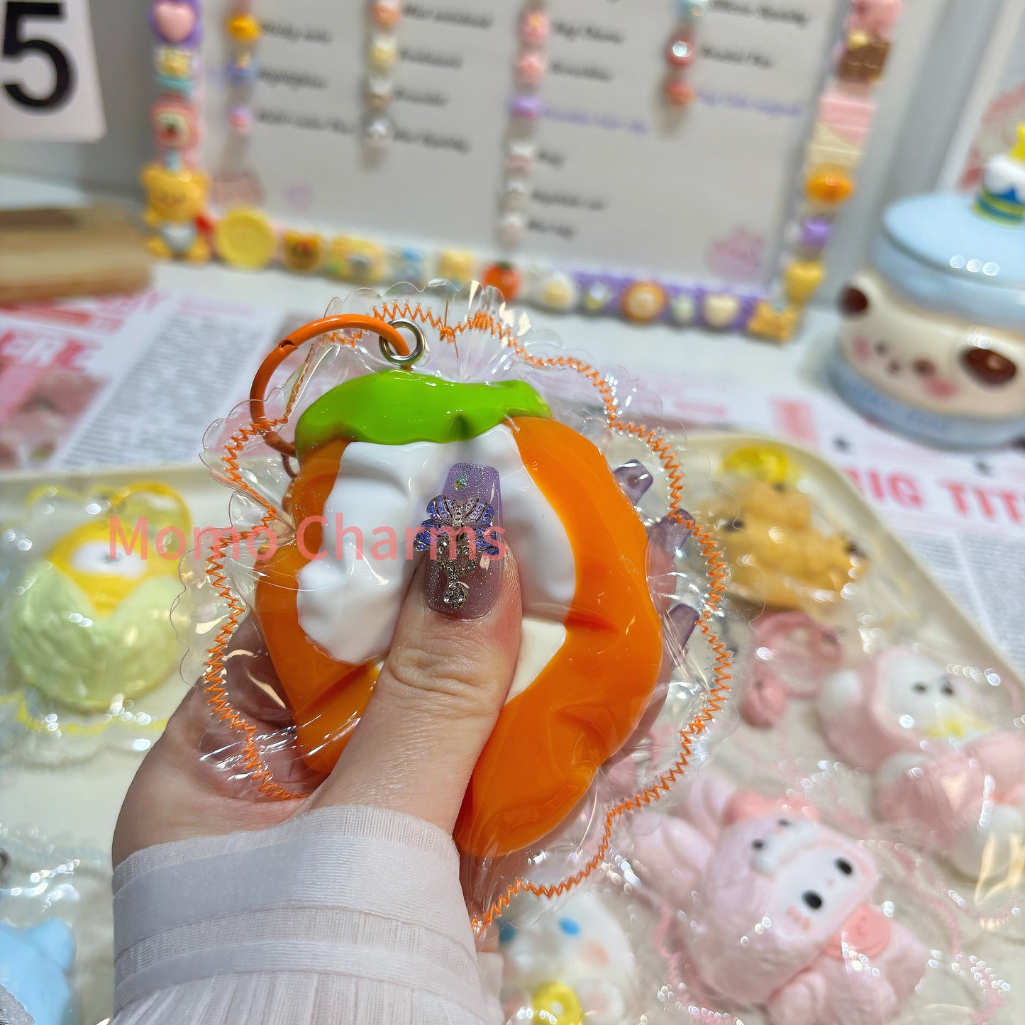 Carrot Bunny Taba Squishy Toy