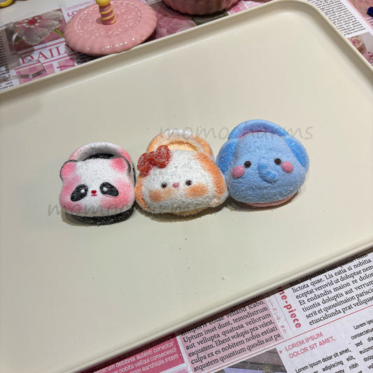 Large Animal Slipper Squishies - Ultra Soft Silicone Stress Relief Toys (Palm-Sized) 🐾