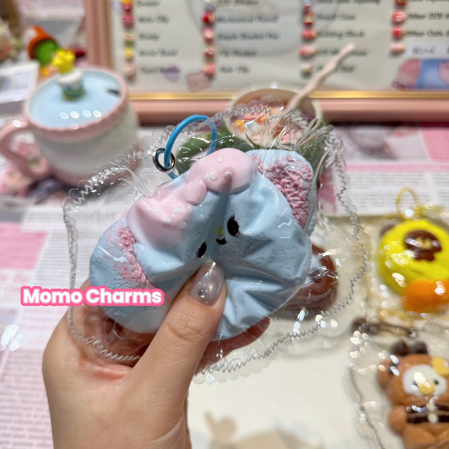 Elephant with Bow Silicone Squishy Toy