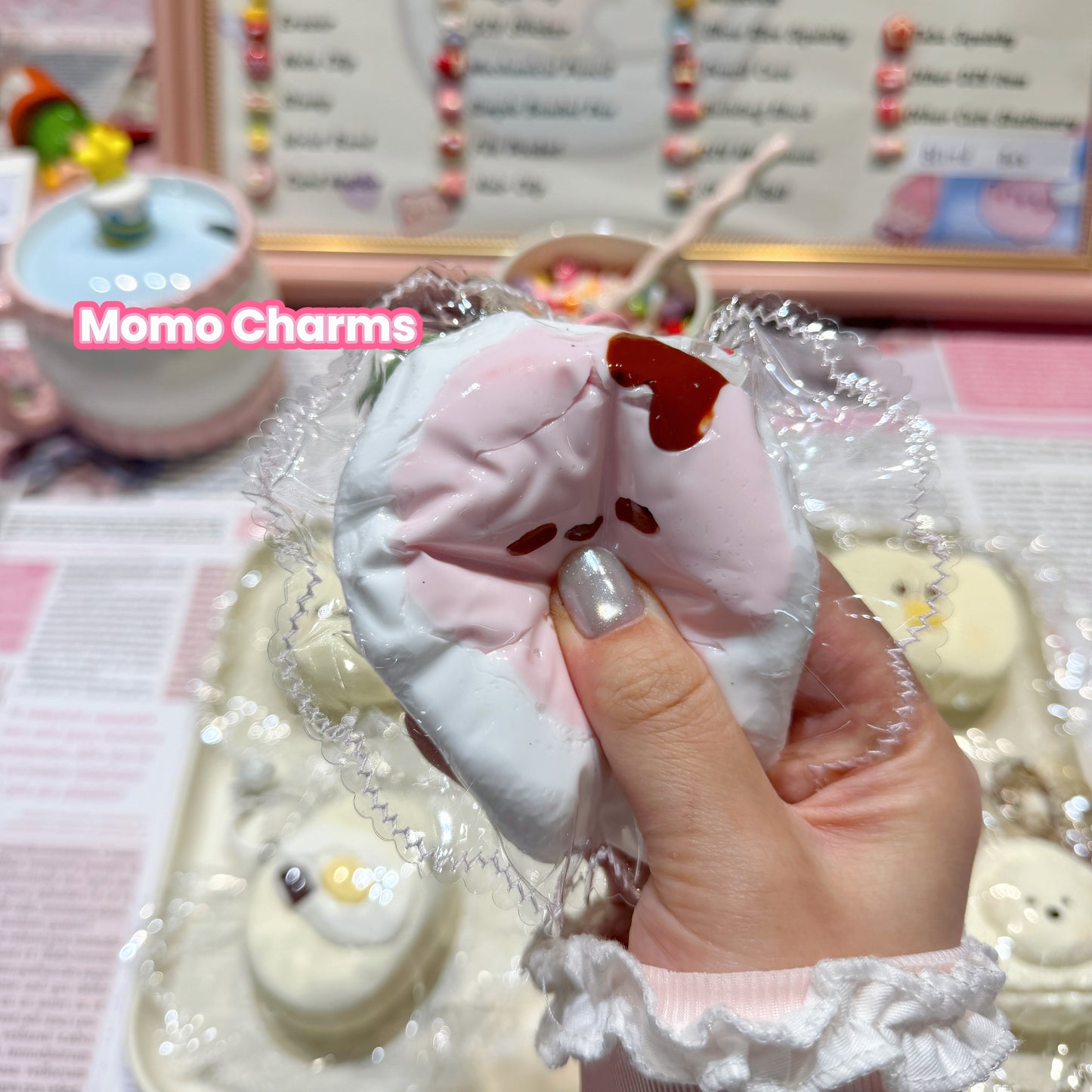 Pink Bunny Silicone Squishy Toy