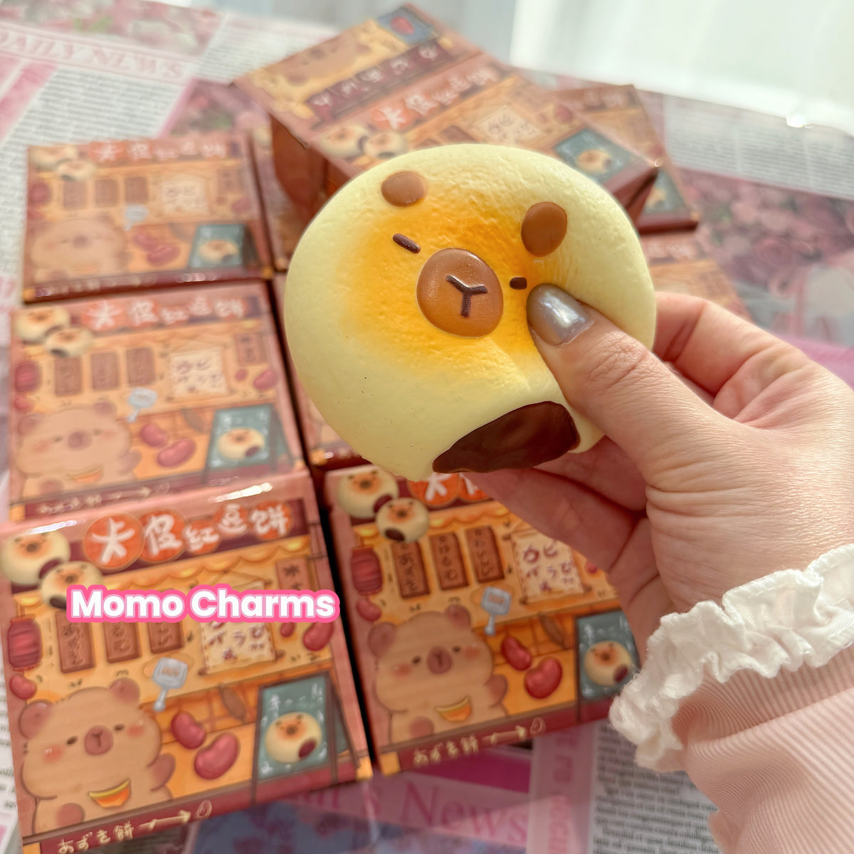 Capybara Red Bean Cake Slow-rise Squishy