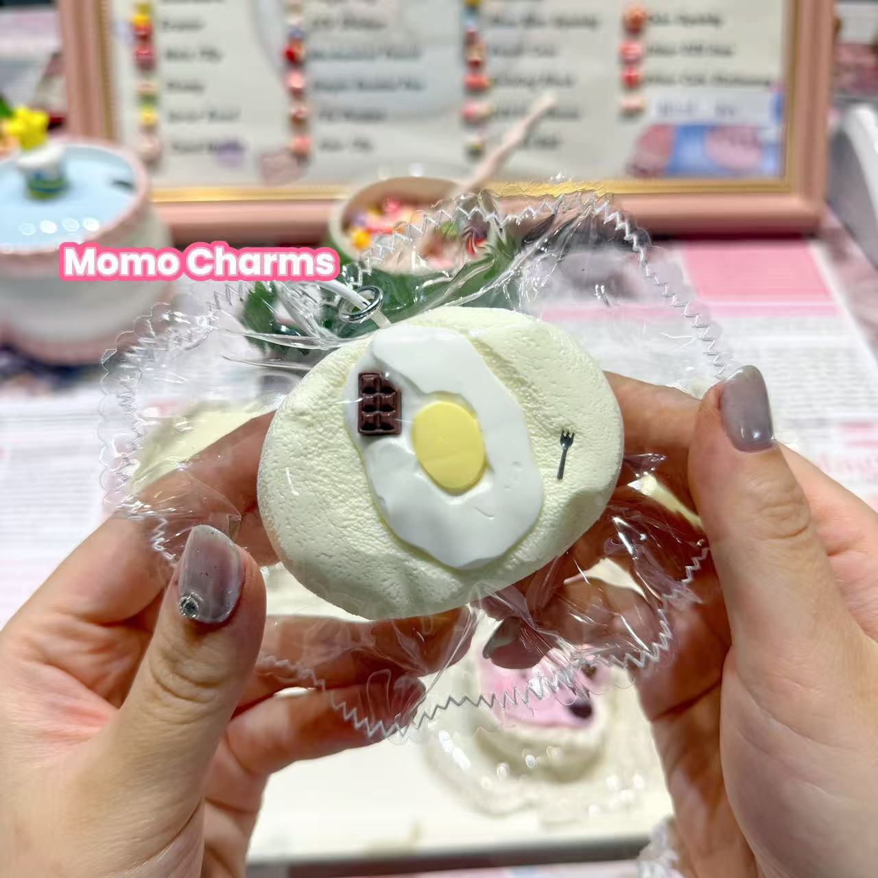 Fried Egg Silicone Squishy Toy