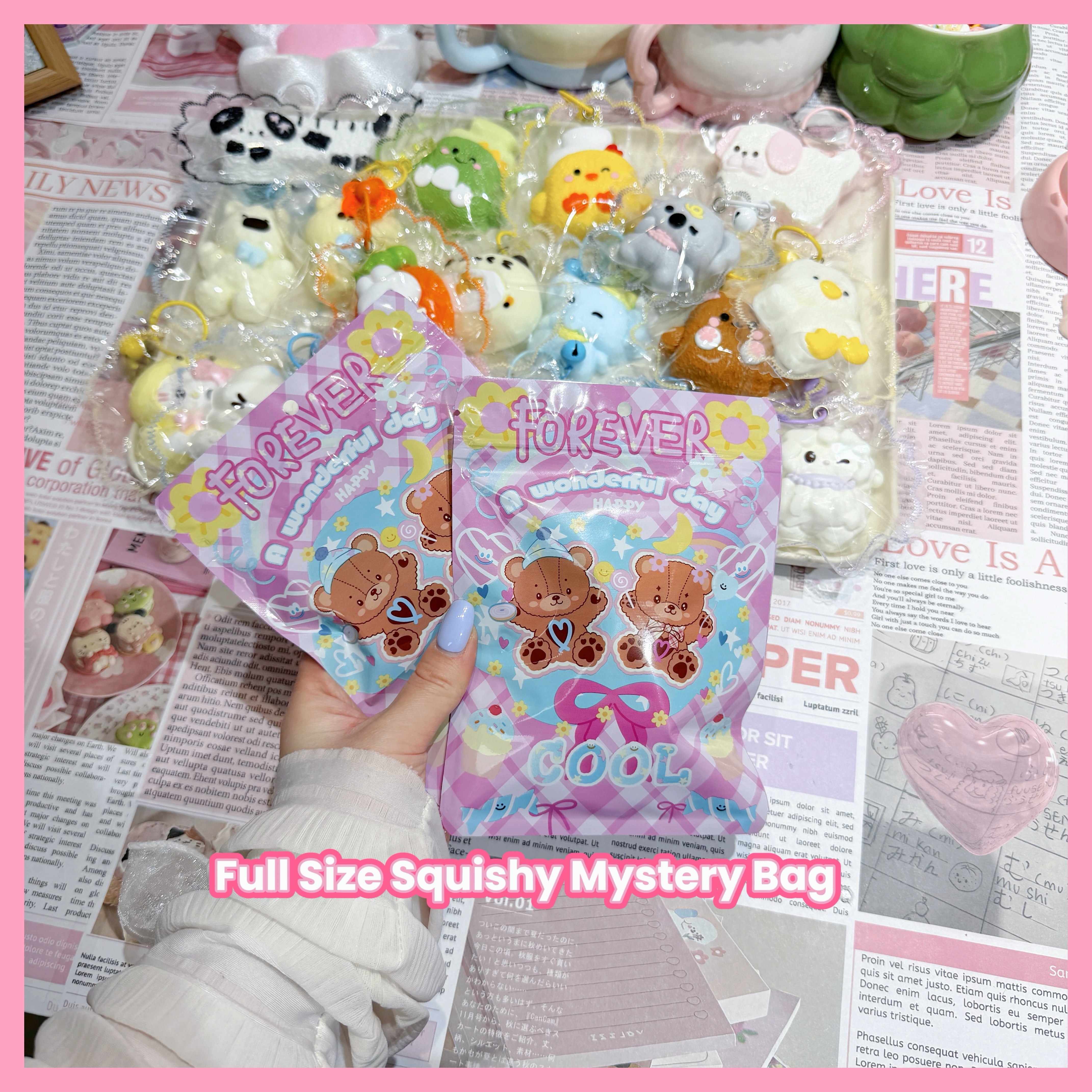 Full Size Silicone Squishy Mystery Bag – MomoCharms