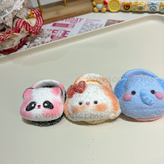 Large Animal Slipper Squishies - Ultra Soft Silicone Stress Relief Toys (Palm-Sized) 🐾