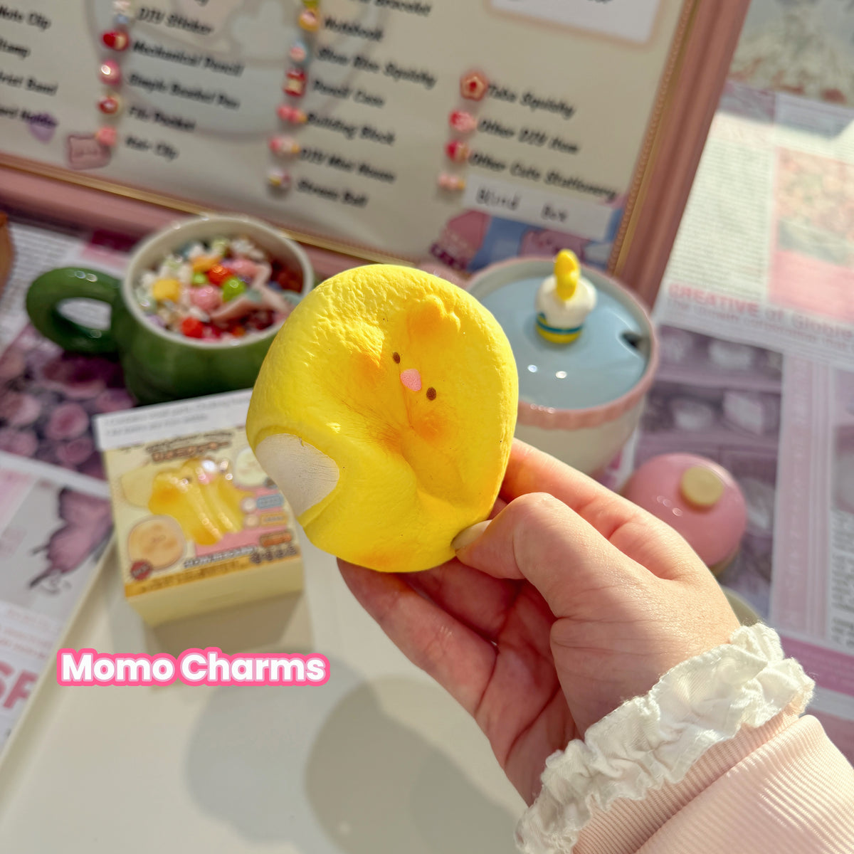 Yellow Chicken Pudding Slow-rise Squishy