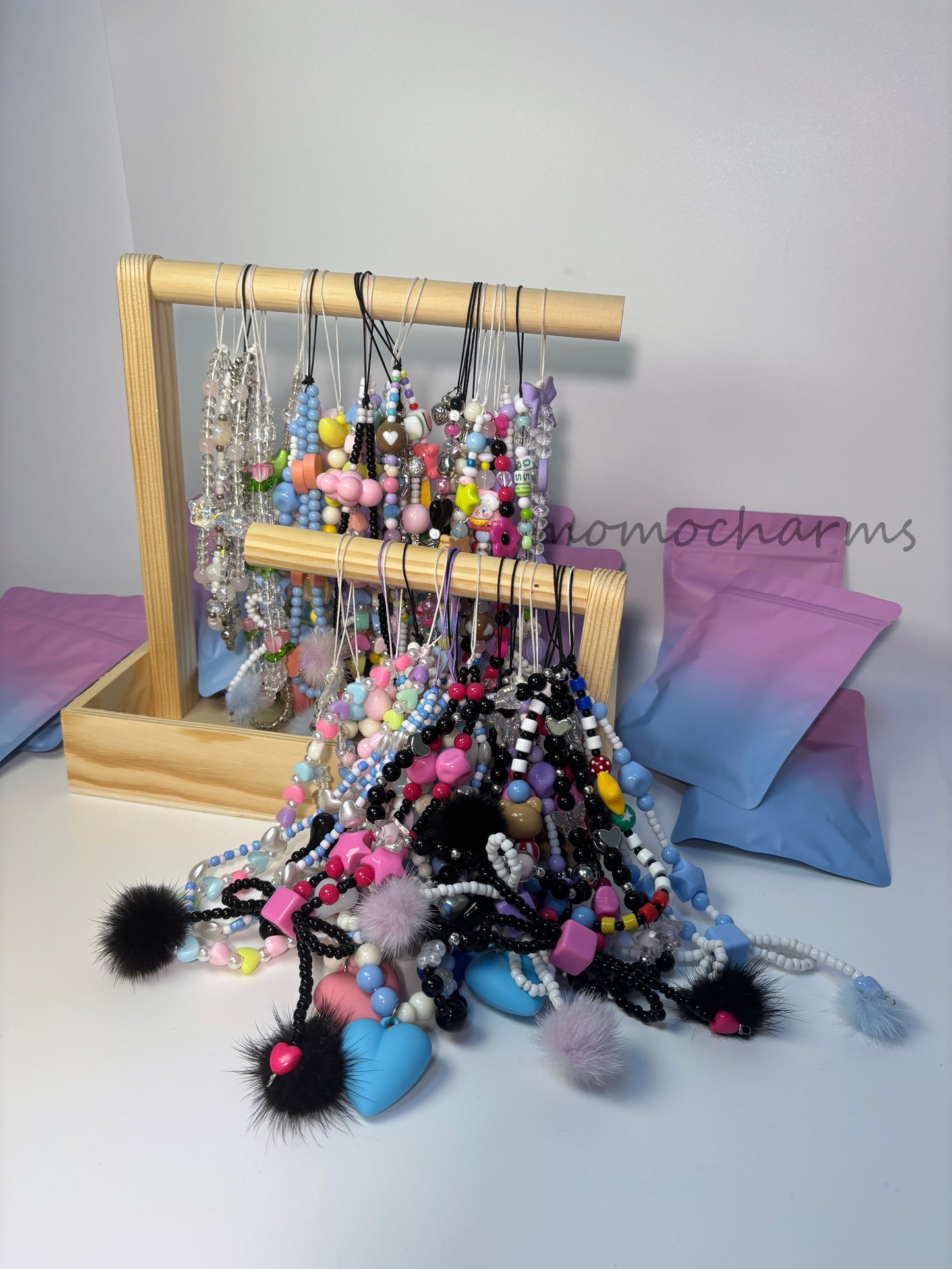 Keychain Lucky Bags/ Phone Chain Mystery Bags, Phone straps, Phone Charms