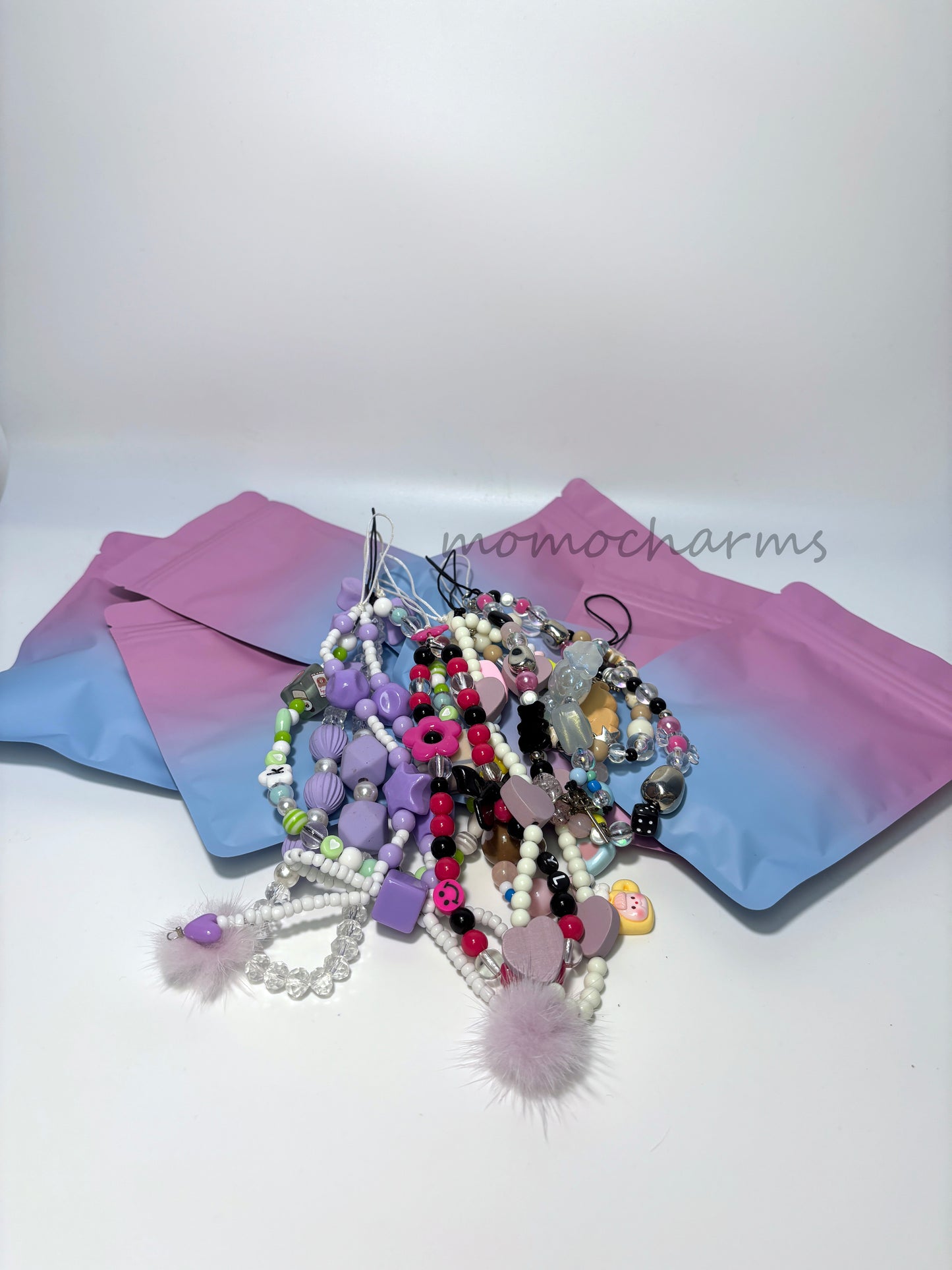 Keychain Lucky Bags/ Phone Chain Mystery Bags, Phone straps, Phone Charms