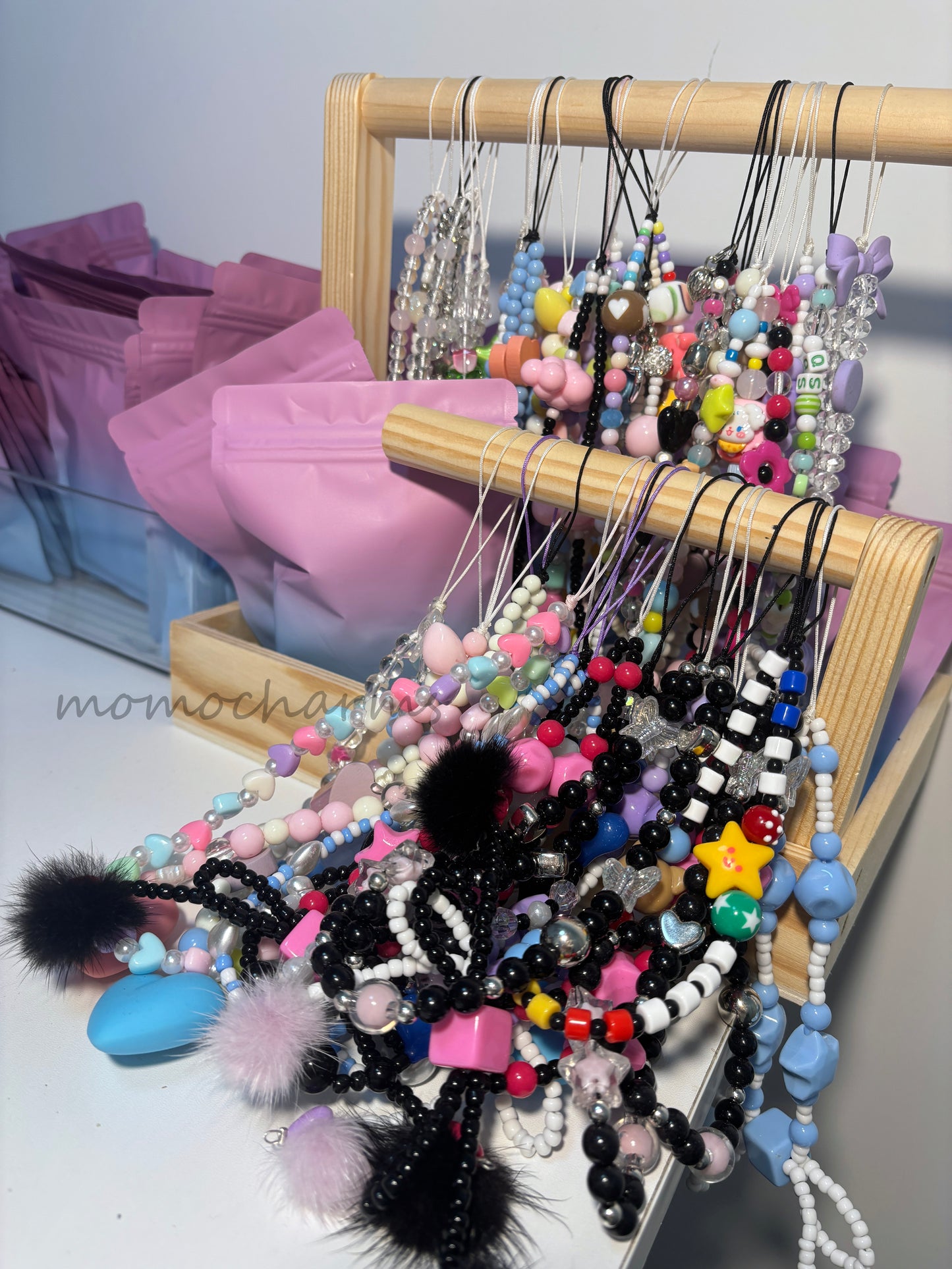 Keychain Lucky Bags/ Phone Chain Mystery Bags, Phone straps, Phone Charms
