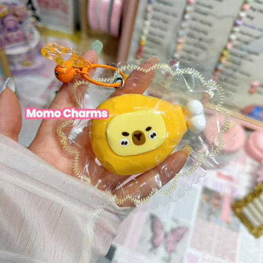 Golden Chicken Leg Capybara Silicone Taba Squishy Toy