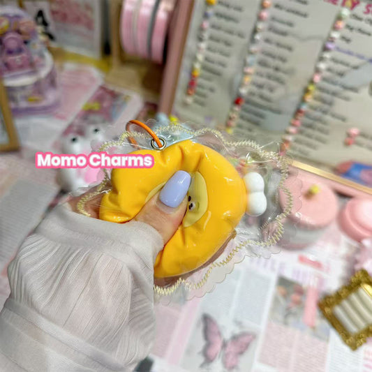 Golden Chicken Leg Capybara Silicone Taba Squishy Toy