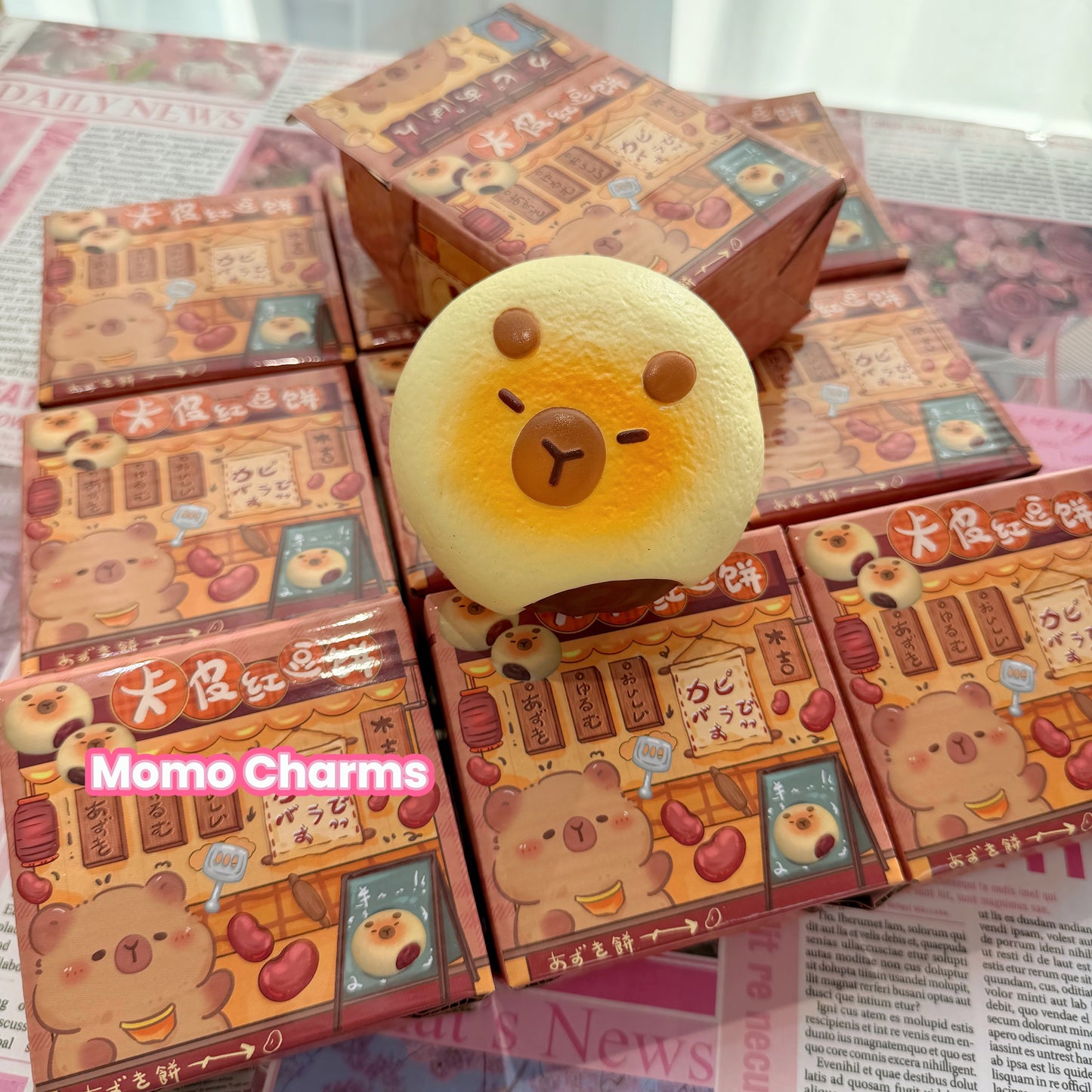 Capybara Red Bean Cake Slow-rise Squishy
