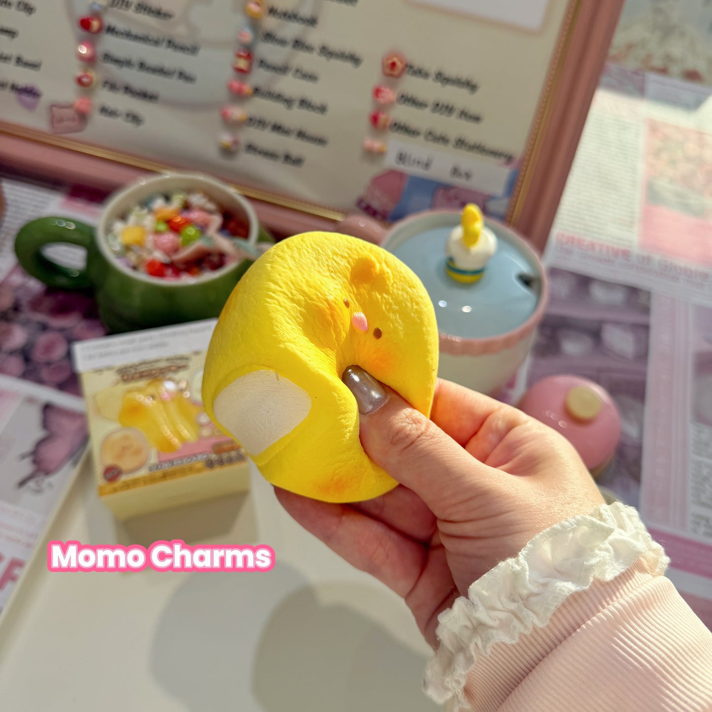 Yellow Chicken Pudding Slow-rise Squishy
