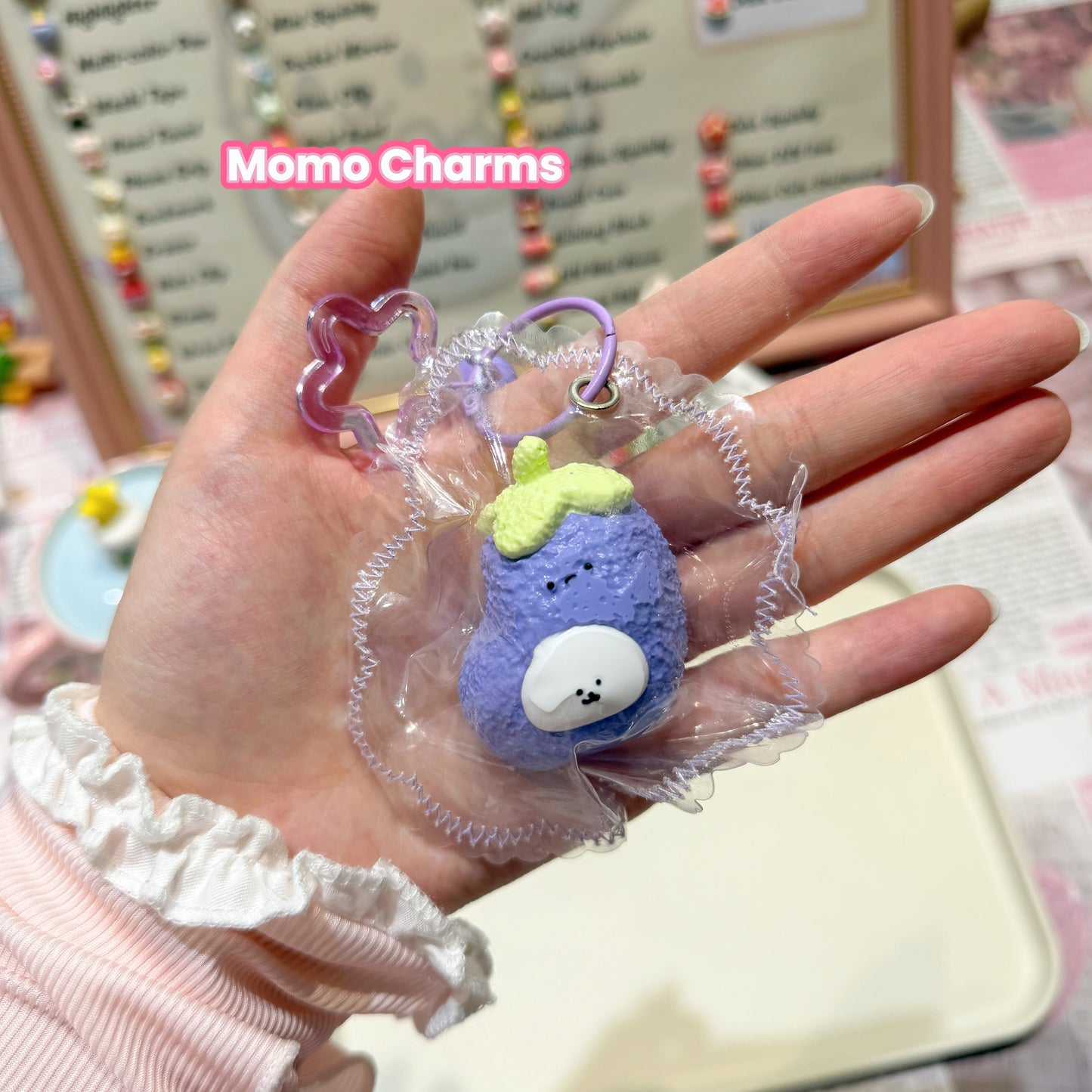 Small Cute Eggplant Silicone Squishy-Soft Bag