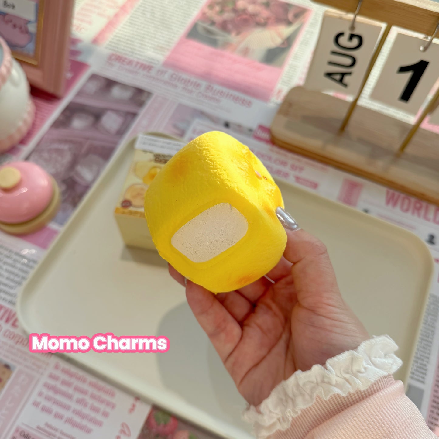 Yellow Chicken Pudding Slow-rise Squishy
