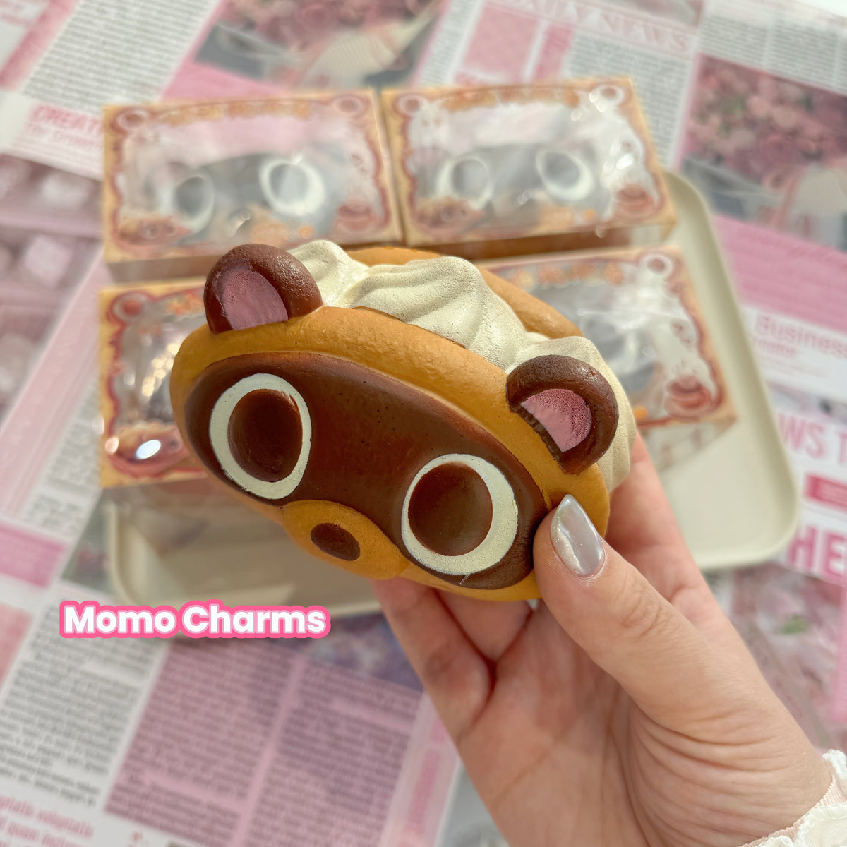Racoon Bread Slow-rise Squishy