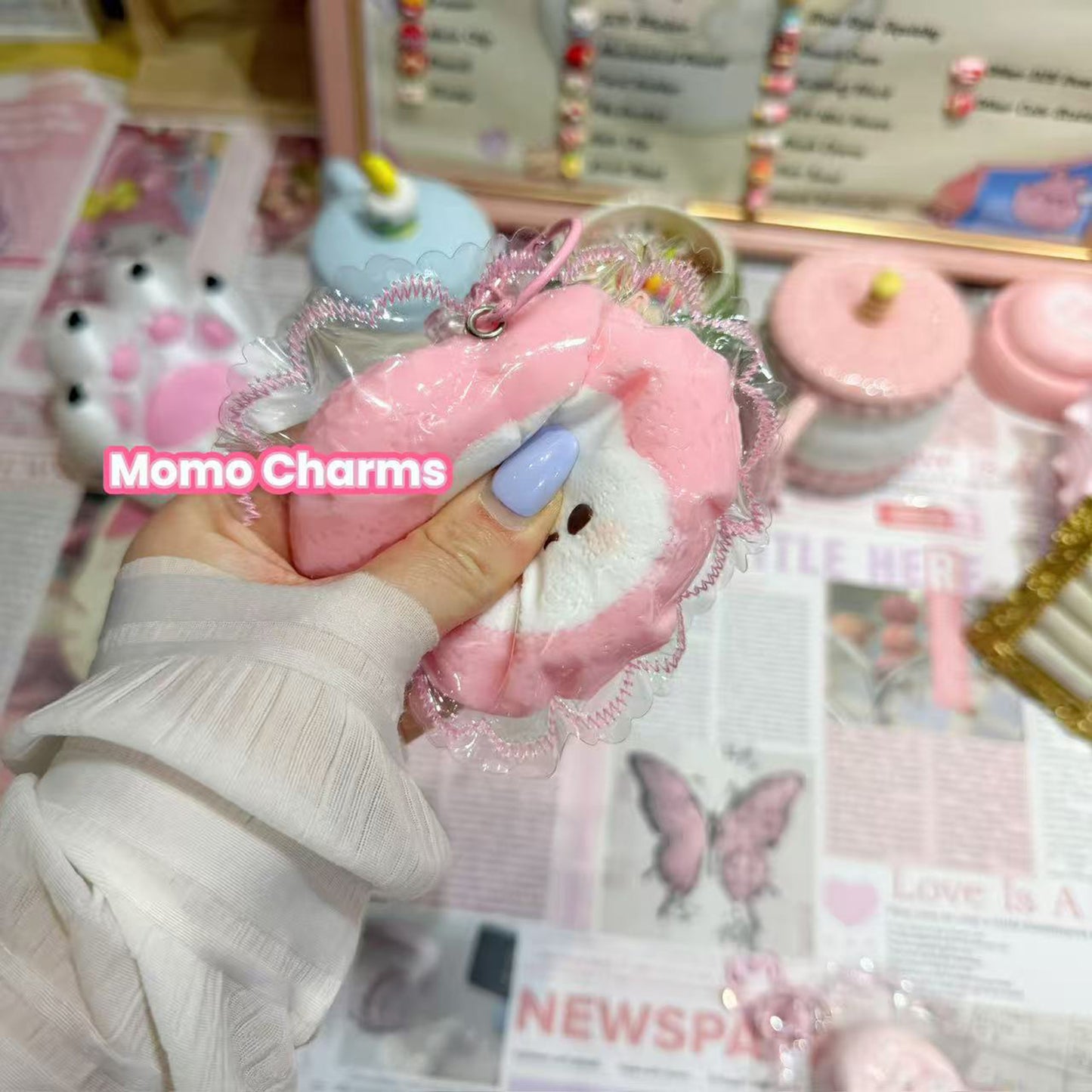 Heart Bunny Silicone Squishy Toy